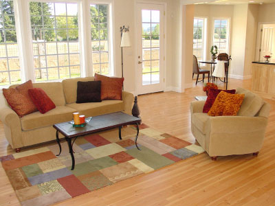 Real estate web hosting on Listing-Agent.com. Living room.